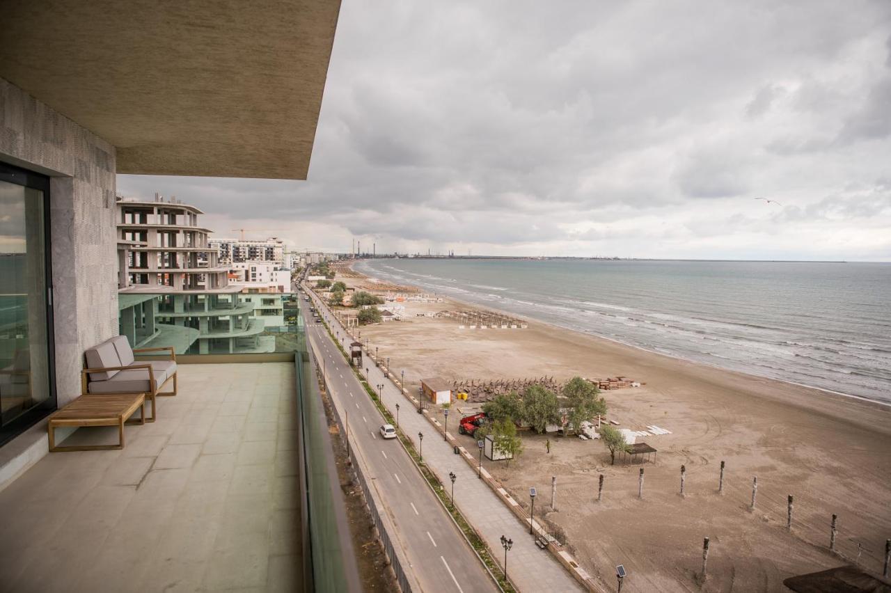Luxury Promenada Apartment - Frontal Beachfront Mamaia Nord Năvodari Buitenkant foto
